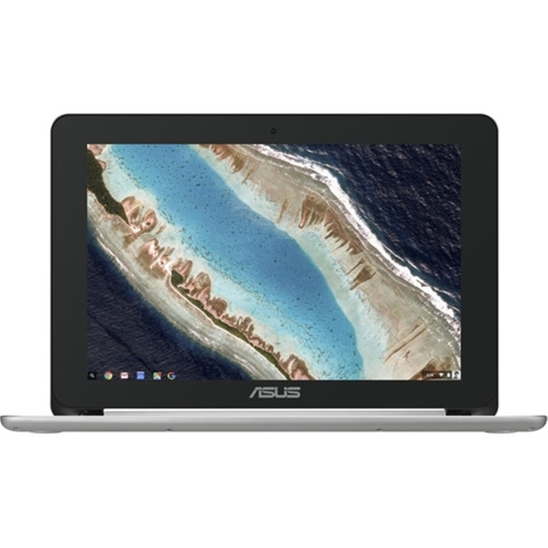 Asus Chromebook 11 C101PA 10.1" Touch 4GB 16GB eMMC Rockchip RK3399 1.8GHz ChromeOS, Silver (Certified Refurbished)