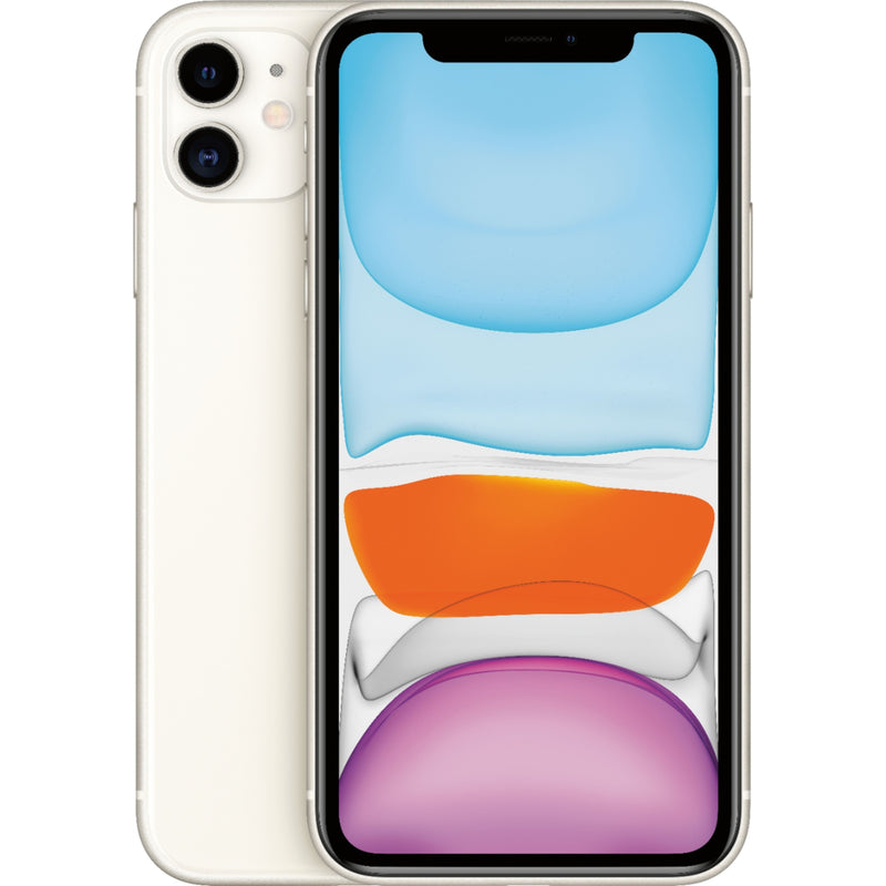 Apple iPhone 11 256GB 6.1" 4G LTE Verizon Unlocked, White (Refurbished)