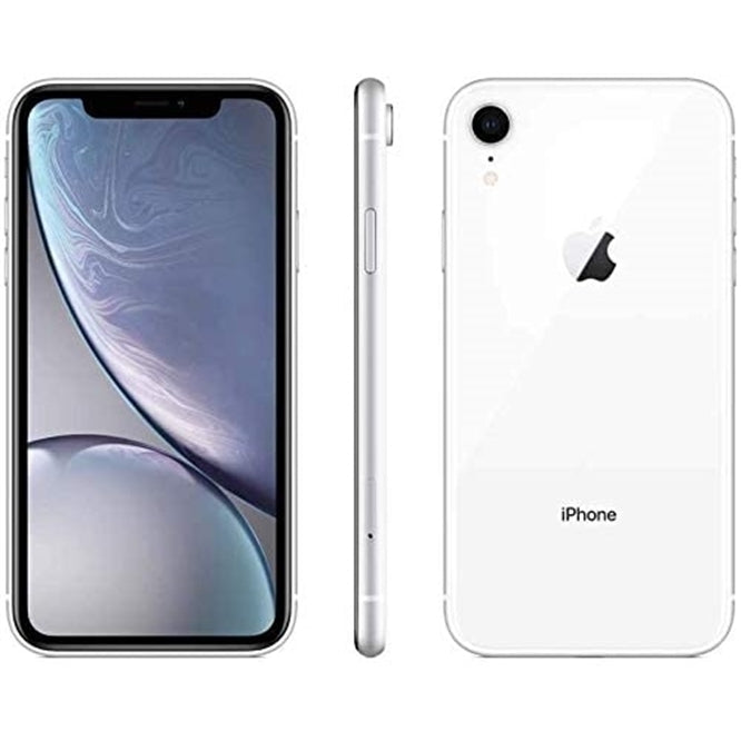 Apple iPhone XR 64GB 6.1" 4G LTE AT&T Only, White  (Refurbished)