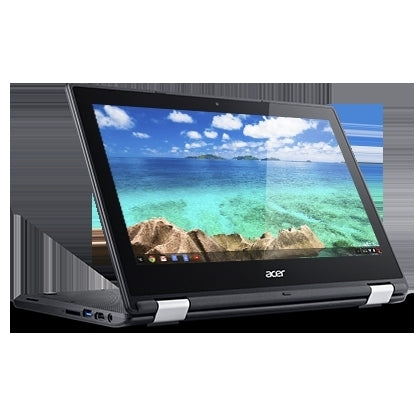 Acer Chromebook C738T-C44Z Intel Celeron N3150 X4 1.6GHz 4GB 16GB 11.6" Touch, Black (Refurbished)