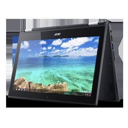 Acer Chromebook C738T-C44Z Intel Celeron N3150 X4 1.6GHz 4GB 16GB 11.6" Touch, Black (Refurbished)