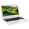 Acer Chromebook CB3-131-C3SZ Intel Celeron N2840 X2 2.16GHz 2GB 16GB SSD 11.6", White (Refurbished)