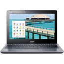 Acer Chromebook NX.SHEAA.007 Intel Celeron 2955U X2 1.4GHz 2GB 32GB SSD 11.6", Gray (Refurbished)