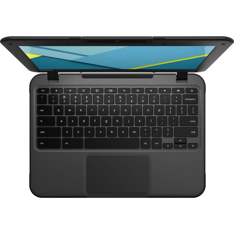 Lenovo Chromebook N22 Series 11.6" Touch 4GB 16GB Intel Celeron N3060 X2 1.6GHz, Black (Refurbished)