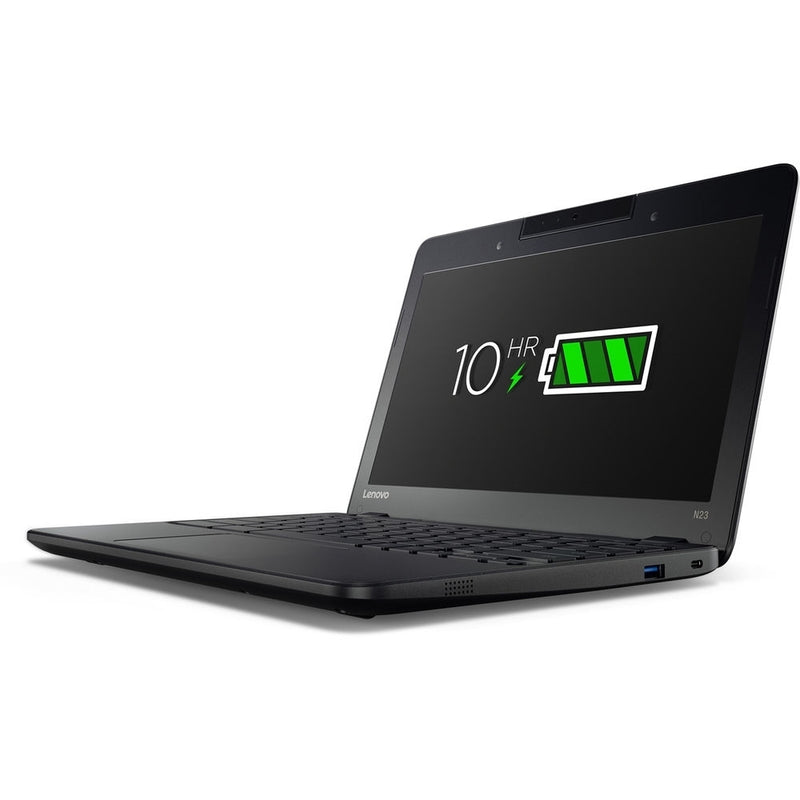 Lenovo Chromebook N23 11.6" Touch 4GB 16GB Intel Celeron N3060, Black (Certified Refurbished)