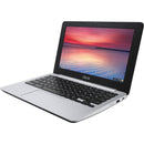 Asus Chromebook C200MA-DS01 Intel Celeron N2830 X2 2.16GHz 2GB 16GB SSD 11.6", Black (Refurbished)