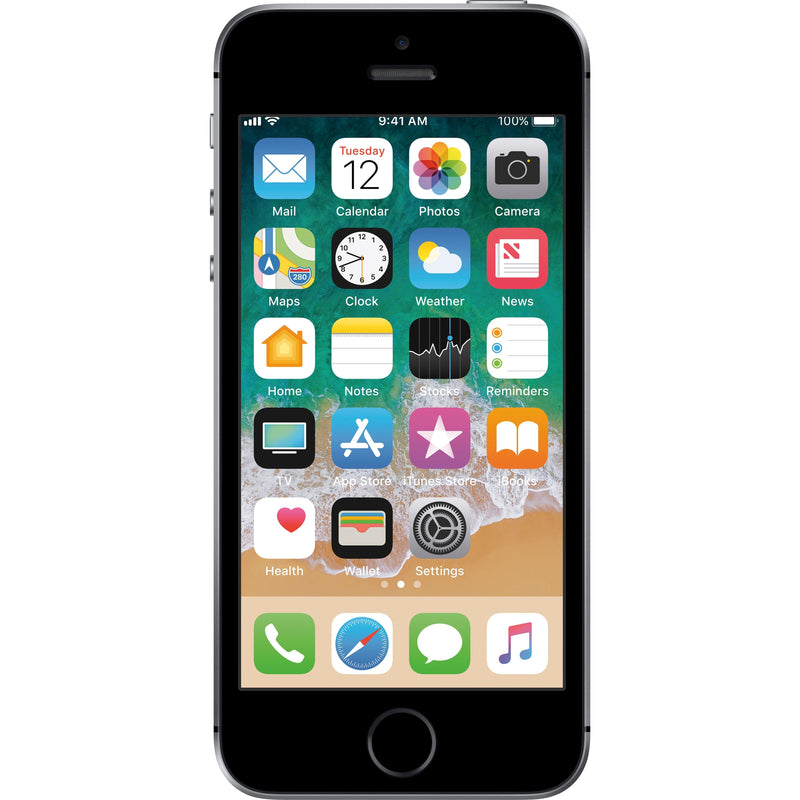 Apple iPhone SE 32GB 4" 4G LTE CDMA Unlocked, Space Gray (Certified Refurbished)