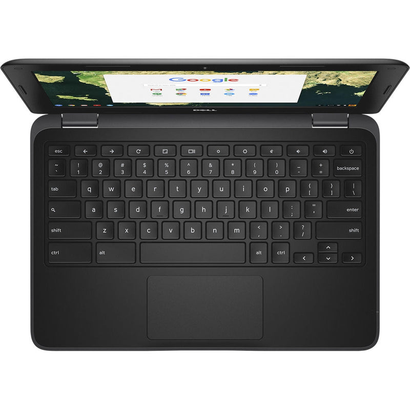 Dell Chromebook 11-3180 11.6" 4GB 16GB Intel Celeron N3060 X2 1.6GHz, Black (Certified Refurbished)