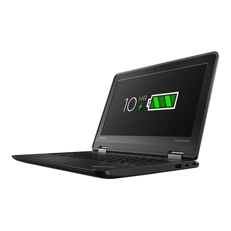 Lenovo ThinkPad 11e Chromebook 11.6" Touch 4GB 32GB Intel Celeron N3450, Black (Refurbished)