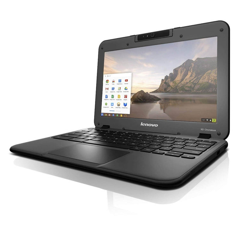 Lenovo Chromebook N21 11.6" 4GB 16GB Intel Celeron N2840 X2 2.16GHz, Black (Refurbished)