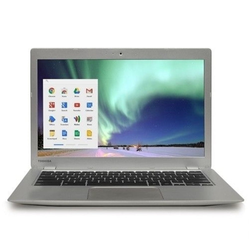 Toshiba PLM02U-00C008 13.3" 2GB 16GB eMMC Celeron® N2840 2.58GHz ChromeOS, Silver (Refurbished)