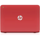 HP Chromebook 14-q049wm 14" 4GB 16GB Intel Celeron 2955U X2 1.4GHz Chrome OS, Red (Refurbished)