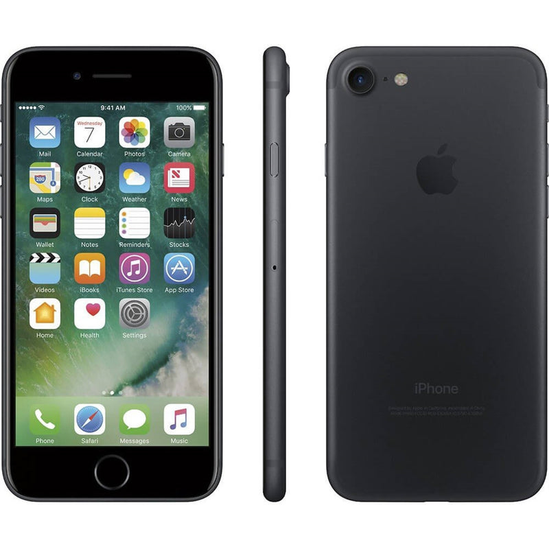 Apple iPhone 7 128GB 4.7" 4G LTE AT&T Only, Matte Black (Refurbished)