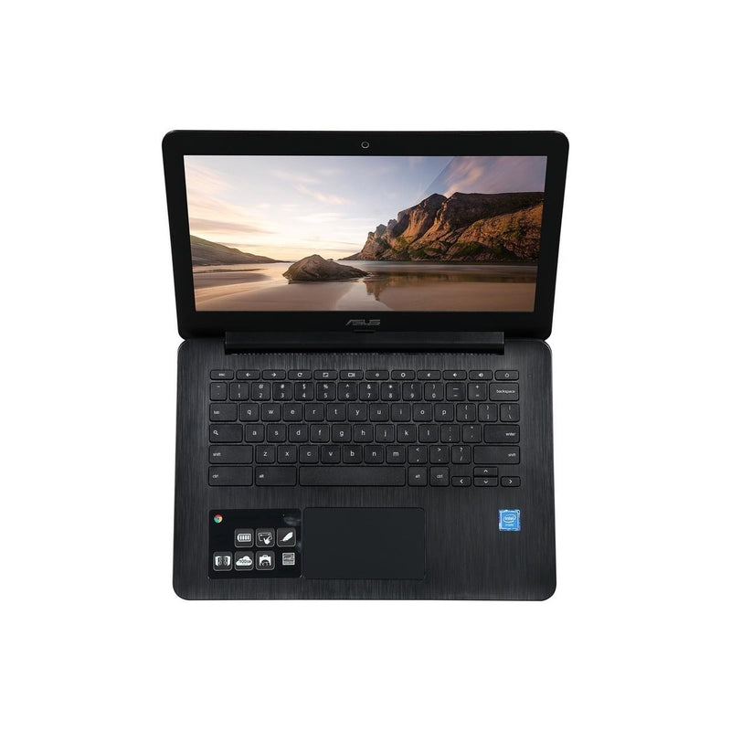 Asus Chromebook C300SA DH02 13.3" 4GB 16GB eMMC Celeron® N3060 1.6GHz ChromeOS, Black (Refurbished)