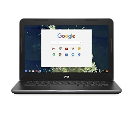 Dell Chromebook 6TXJ4 Intel Celeron 3855U X2 1.6GHz 4GB 16GB SSD 13.3", Black (Refurbished)