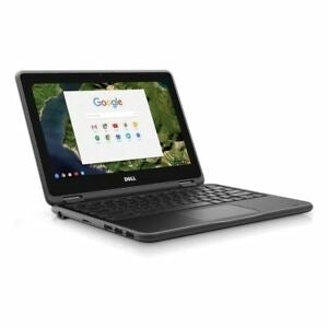 Dell Chromebook 11 3180 11.6" 4GB 16GB Intel Celeron N3060 X2 1.6GHz Chrome OS, Black (Refurbished)