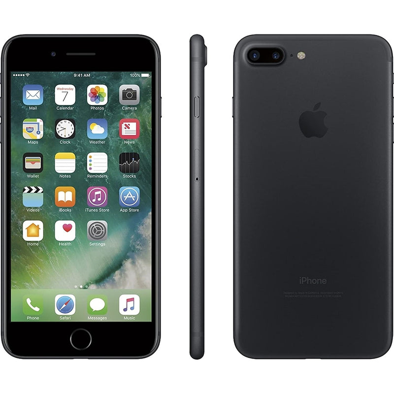 Apple iPhone 7 Plus 128GB 4G LTE Verizon Unlocked, Matte Black (Refurbished)