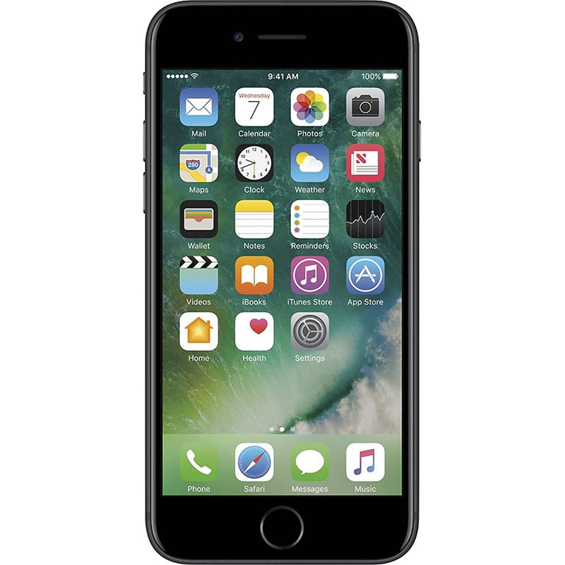 Apple iPhone 7 256GB 4.7" 4G LTE AT&T Only, Matte Black (Refurbished)
