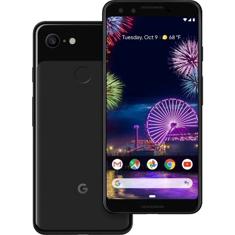 Google Pixel Pixel 3 128GB 5.5" 4G LTE Verizon Unlocked, Just Black (Certified Refurbished)