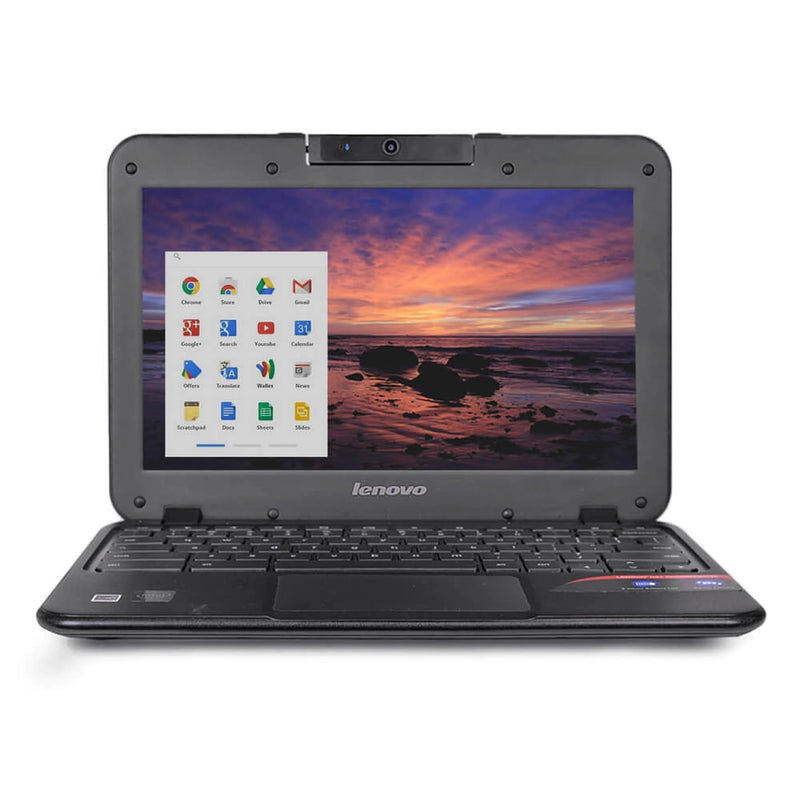 Lenovo Chromebook 80MG0000US Intel Celeron N2840 X2 2.16GHz 2GB 16GB, Black (Certified Refurbished)