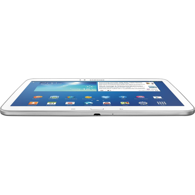 Samsung Galaxy Tab 3 10.1" 16GB WiFi Intel Atom Z2560 X2 1.6GHz, White (Refurbished)