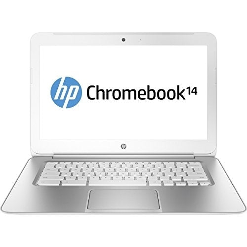 HP Chromebook 14 G1 14" 2GB 16GB Intel Celeron 2955U X2 1.4GHz Chrome OS, White (Refurbished)