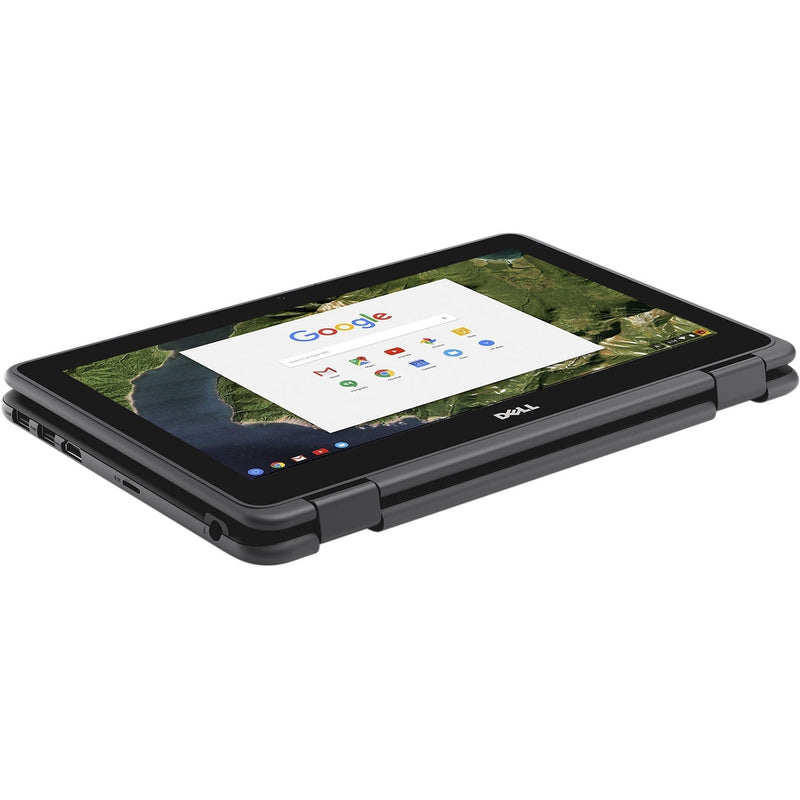 Dell Chromebook 11 3189 Intel Celeron N3060 X2 1.6GHz 4GB 16GB 11.6", Black (Certified Refurbished)