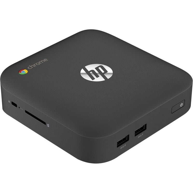 HP Chromebox K1L50UT Mini PC 4GB 16GB SSD Intel Celeron 2955U, Black (Certified Refurbished)