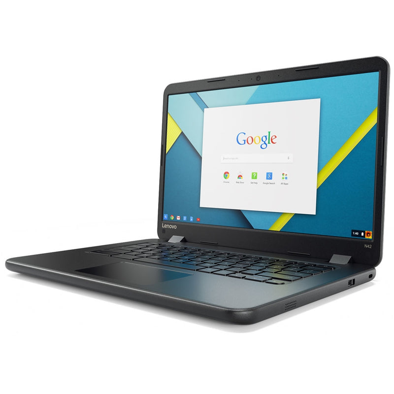Lenovo Chromebook N42-20 14" 4GB 16GB Intel Celeron N3060 X2 1.6GHz Chrome OS, Black (Refurbished)