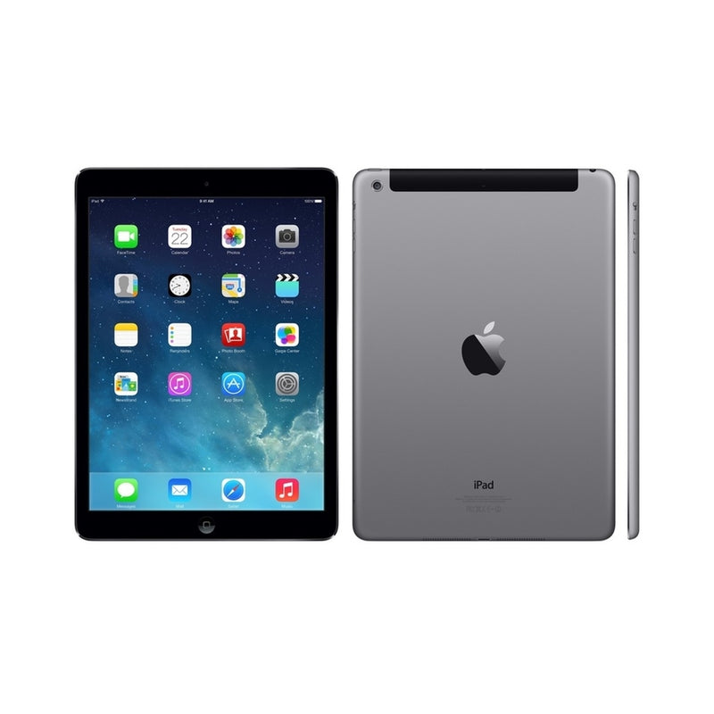 Apple iPad Air ME991LL/A 16GB Apple A7 X2 1.4GHz 9.7" Touch AT&T, Gray (Refurbished)
