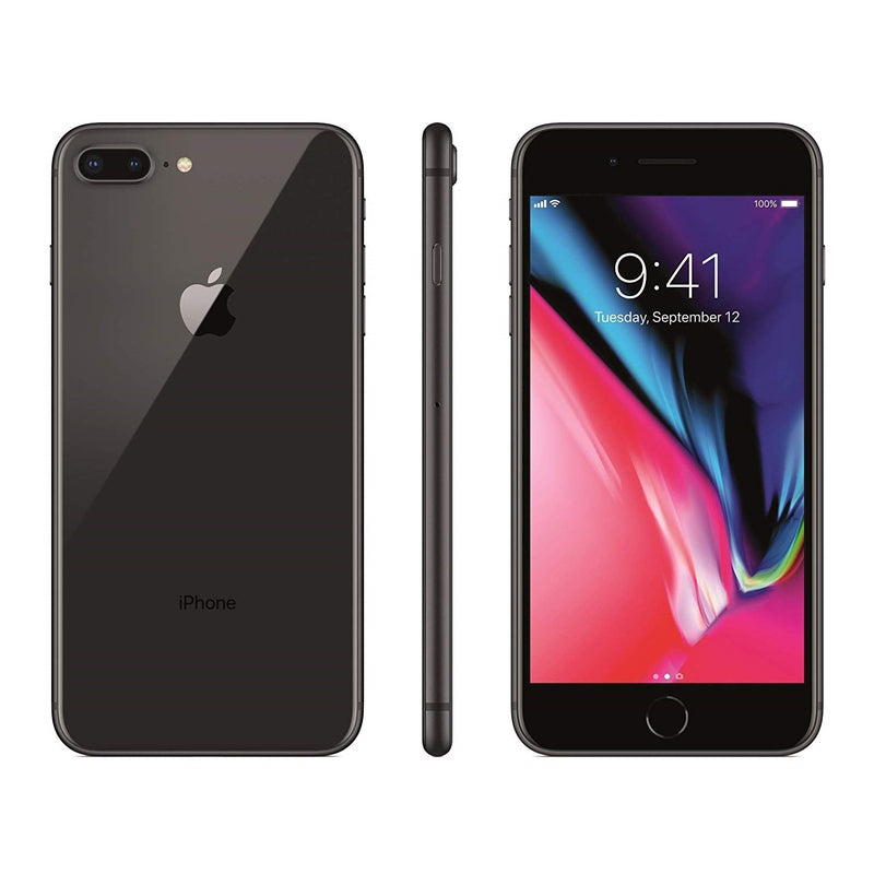 Apple iPhone 8 Plus 64GB 4G LTE/GSM AT&T iOS, Dark Gray (Refurbished)