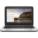 HP Chromebook 11 G4 Intel Celeron N2840 X2 2.16GHz 4GB 16GB SSD 11.6" SKIN, Gray (Refurbished)