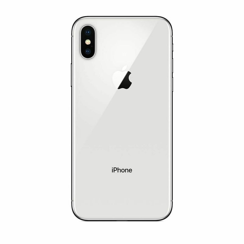 Apple iPhone X 256GB 5.8" 4G LTE Verizon Unlocked, Silver (Refurbished)