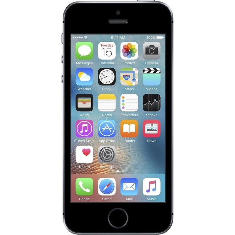 Apple iPhone SE 16GB 4" 4G LTE GSM Unlocked, Space Gray (Refurbished)