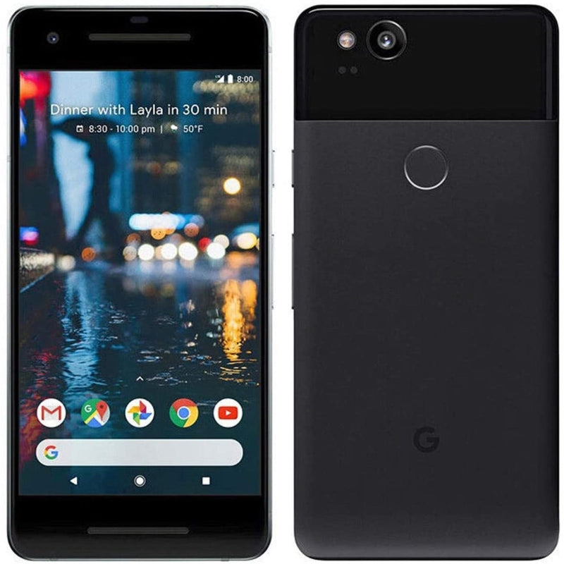 Google Pixel 2 XL 64GB 6" 4G LTE Verizon Unlocked, Just Black (Refurbished)