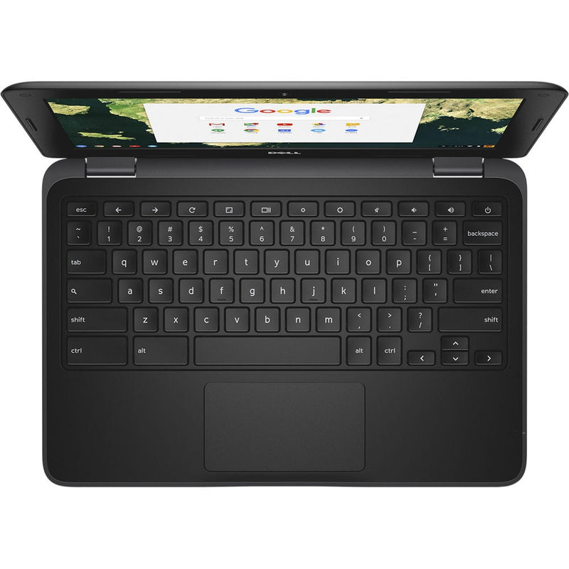 Dell Chromebook 11-3180 11.6" 4GB 16GB Intel Celeron N3060 X2 1.6GHz Chrome OS, Black (Refurbished)