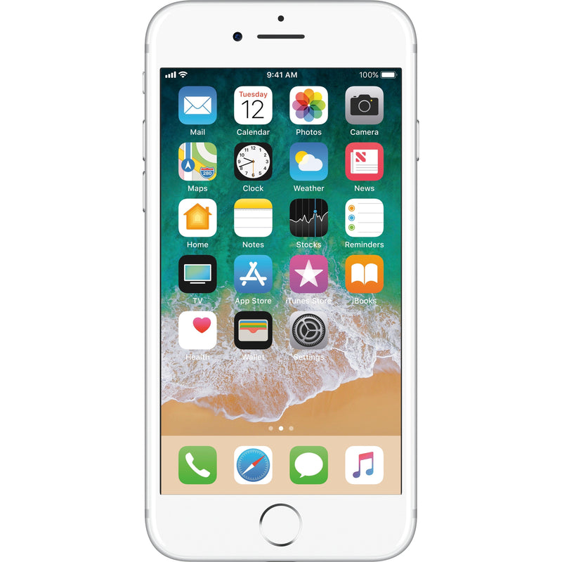 Apple iPhone 7 128GB 4.7" 4G LTE Verizon Unlocked, Silver (Refurbished)