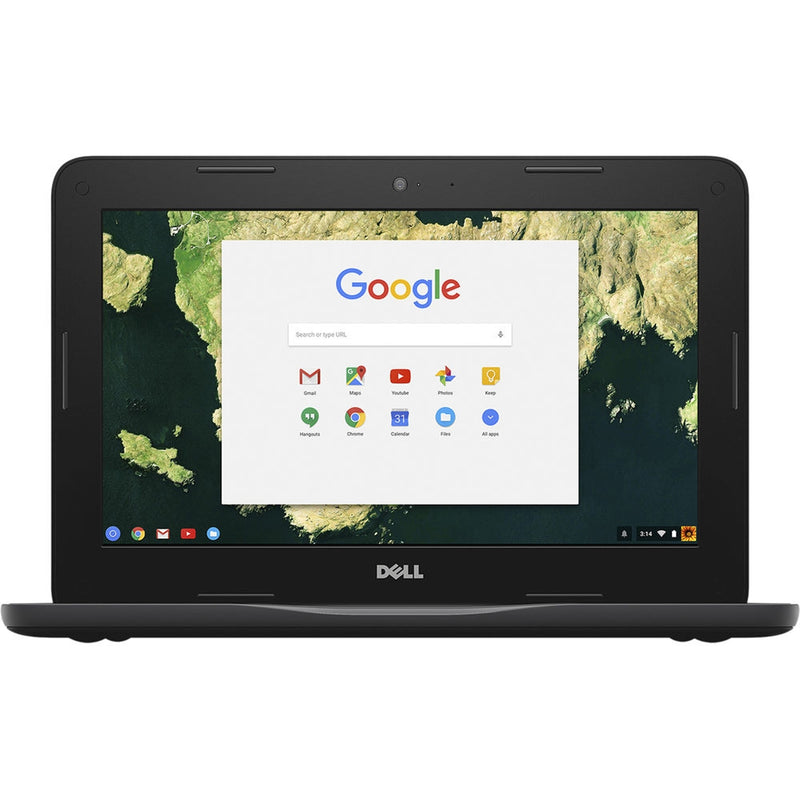 Dell Chromebook 11-3180 11.6" 4GB 16GB Intel Celeron N3060 X2 1.6GHz Chrome OS, Black (Refurbished)