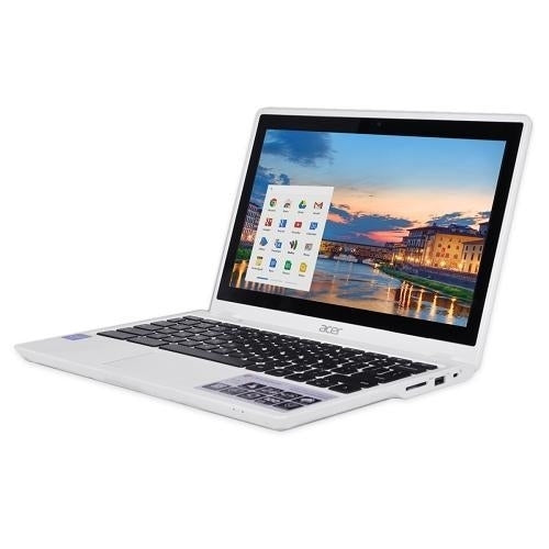 Acer Chromebook NX.MKEAA.005 11.6" Touch 4GB 32GB Intel Celeron 2955U, White (Certified Refurbished)