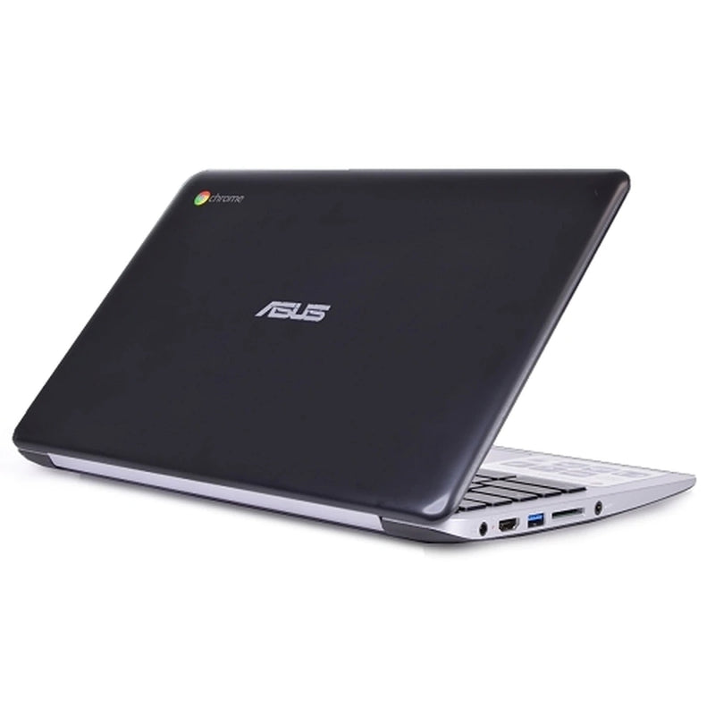 Asus Chromebook C200MA-DS01 Intel Celeron N2830 X2 2.16GHz 2GB 16GB SSD 11.6", Black (Refurbished)