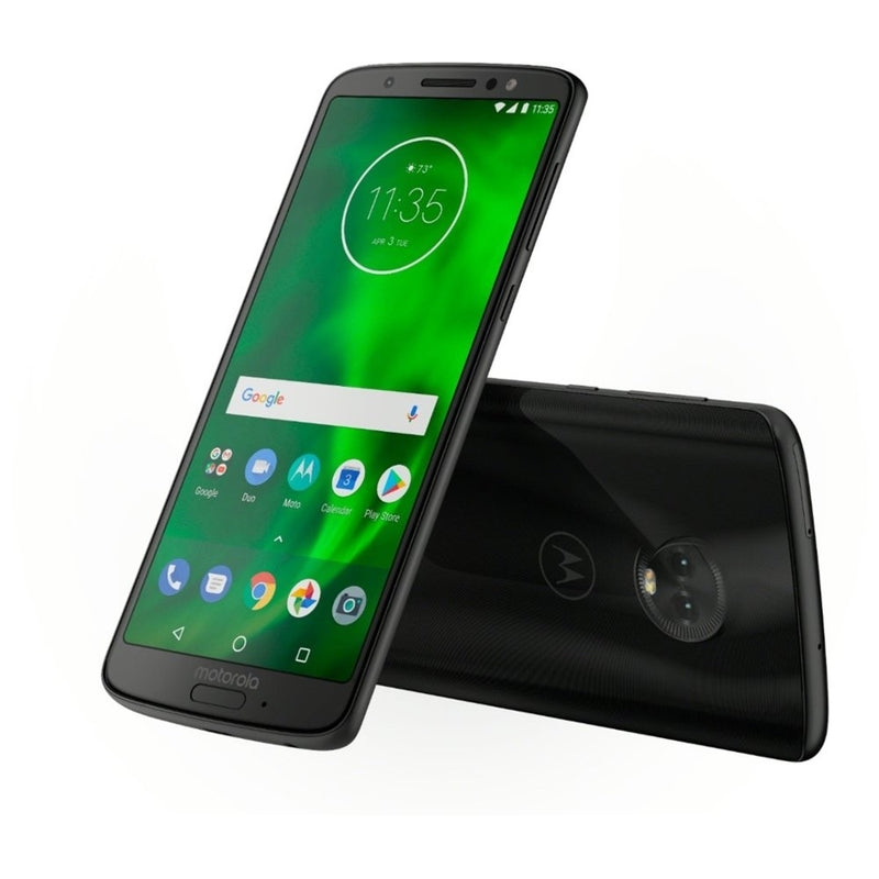 Motorola Moto G6 32GB 4G LTE Verizon Android, Black (Certified Refurbished)