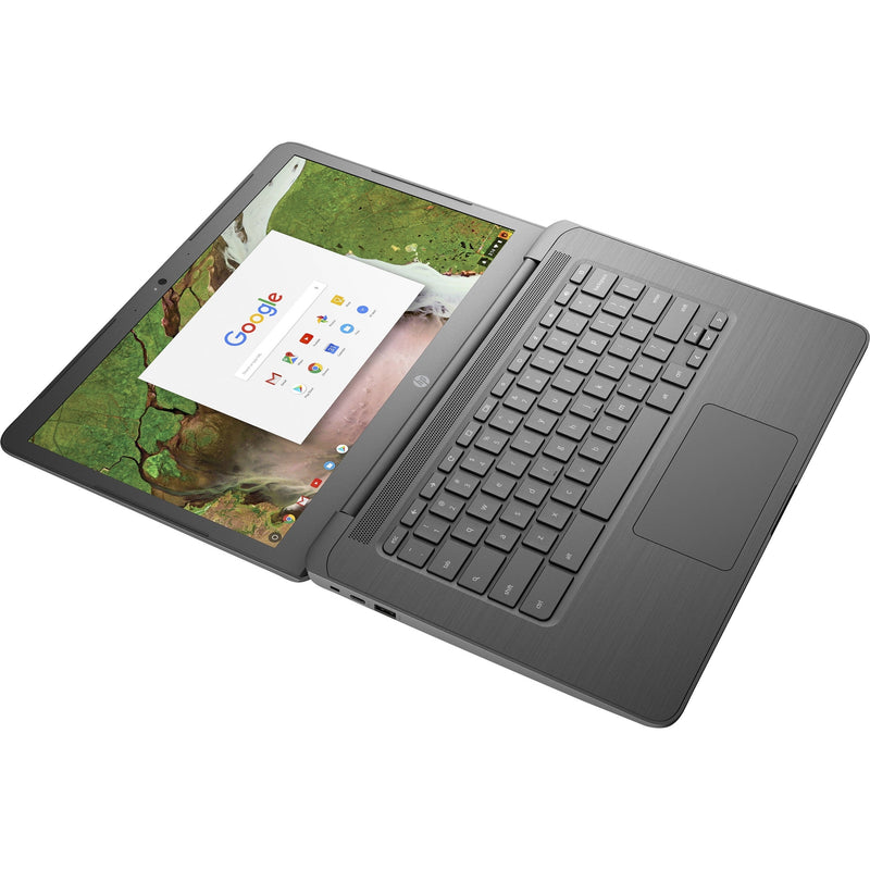 HP Chromebook 14 G5 14" 8GB 32GB Intel Celeron N3350 X2 1.1GHz Chrome OS, Gray (Refurbished)