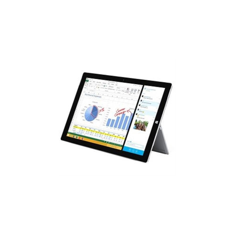 Microsoft Surface Pro 3 MQ2-00001 12" Tablet 128GB WiFi i5-4300U, Silver (Scratch and Dent)