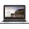 HP Chromebook P0B75UT#ABA Intel Celeron N2840 X2 2.16GHz 4GB 32GB SSD 11.6", Silver (Refurbished)