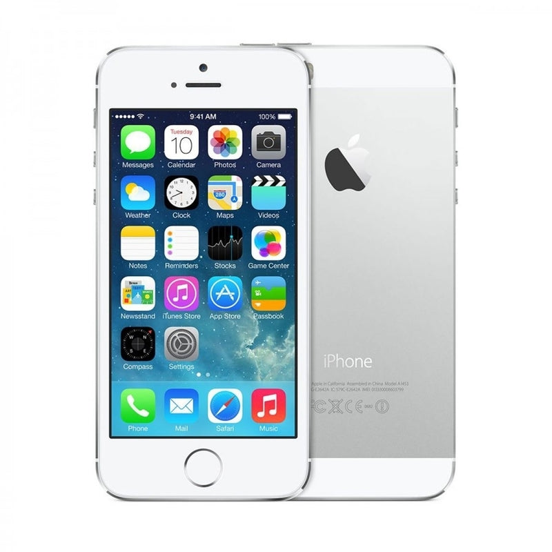 Apple iPhone 5S 16GB 4" 4G LTE GSM Unlocked, Silver (Certified Refurbished)