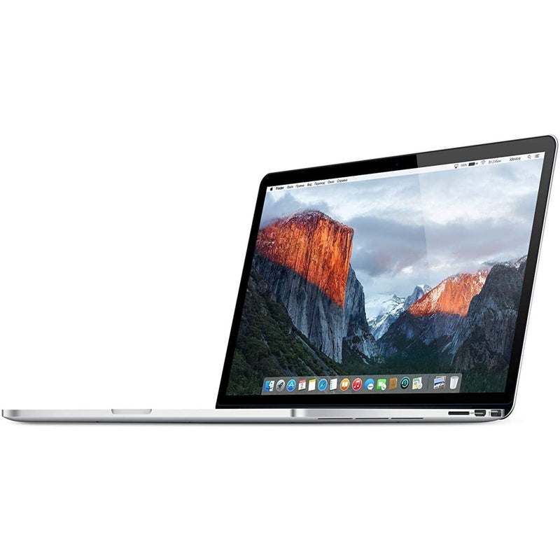 Apple MacBook Pro ME698LL/A 15.4" 16GB 256GB Intel Core i7-4870HQ X4 2.5GHz, Silver (Refurbished)
