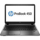 HP ProBook 450 G2 15.6" 4GB 500GB Intel Core i3-4005U X2 1.70GHz, Black/Gray (Certified Refurbished)