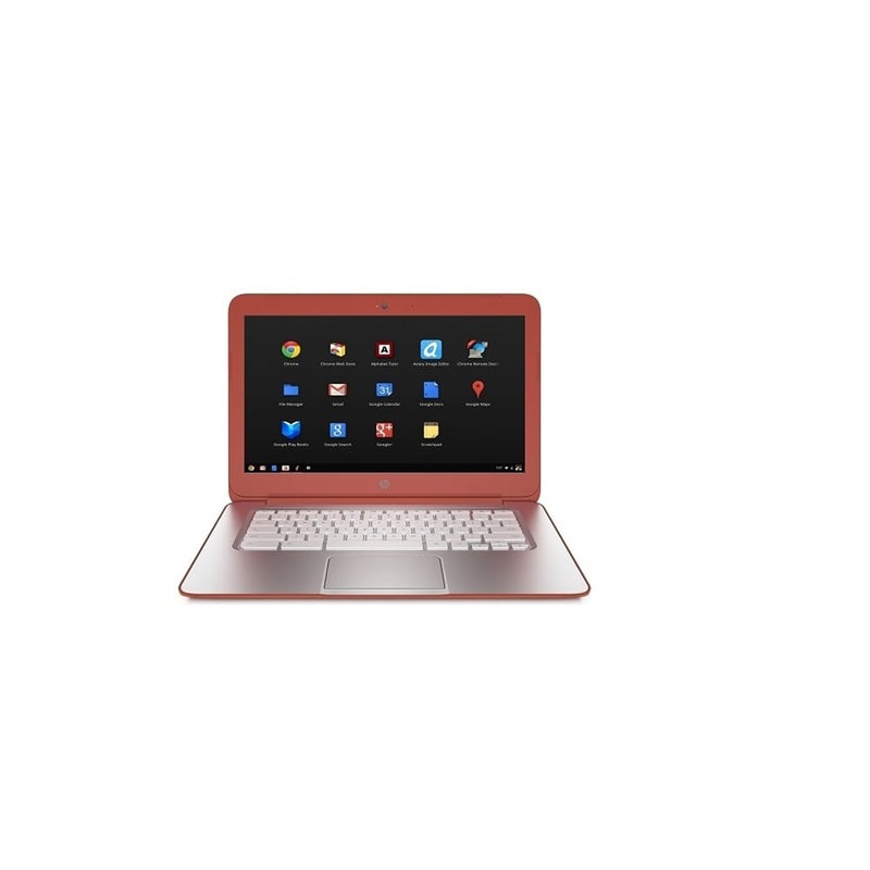HP Chromebook 14-q049wm 14" 4GB 16GB Intel Celeron 2955U X2 1.4GHz Chrome OS, Red (Refurbished)