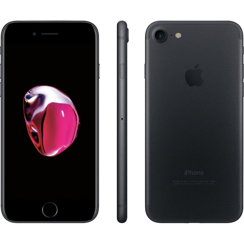 Apple iPhone 7 128GB 4.7" 4G LTE GSM Unlocked, Matte Black (Refurbished)