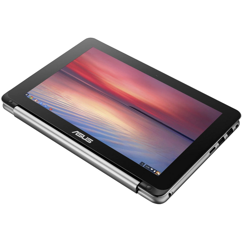 Asus Chromebook C100PA-RBRKT03 10.1" 2GB 16GB Rockchip RK3288C, Silver (Certified Refurbished)